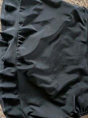 4/$40 - Black Ruffled Mini Skirt Style Swim Bottoms